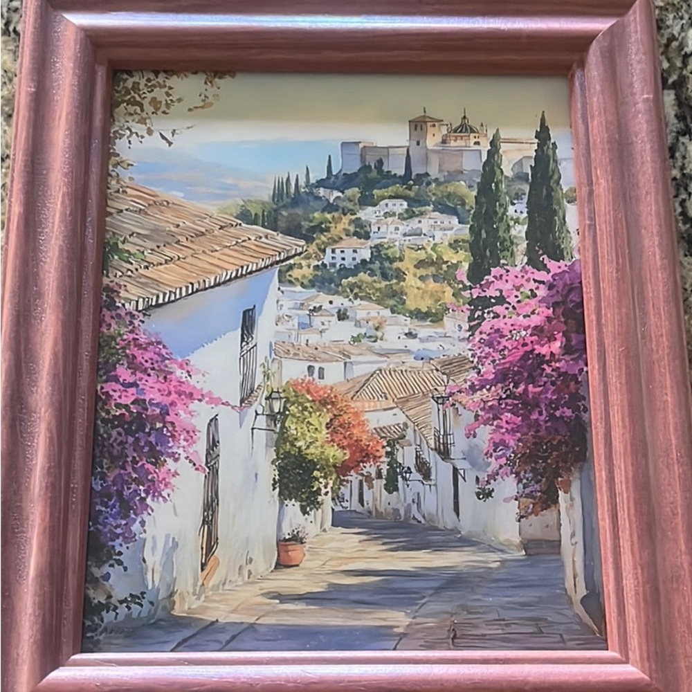Granada/Alhambra watercolor print